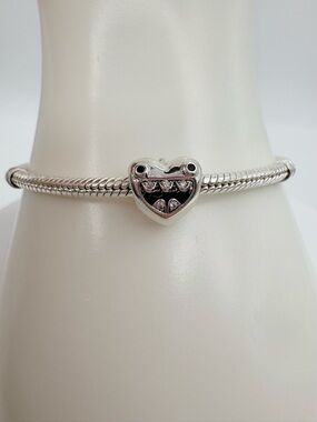 Pandora Mom's Little Monsters Heart Charm
